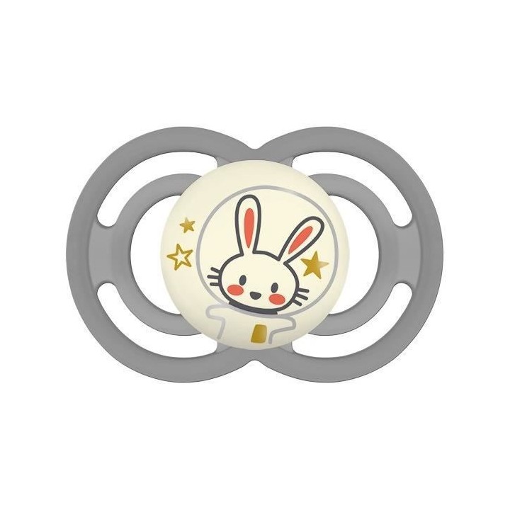 MAM Sucette Perfect Nuit - 18+m - Silicone - Bte stérilisation - Lot