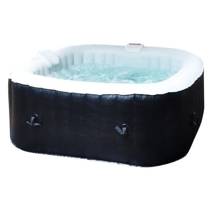Spa gonflable SUNSPA - AC01 - 157 x 67 cm - 4 places - Carré (Livré