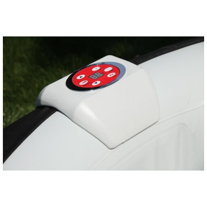 Spa gonflable SUNSPA - AC01-LED - 157 x 67 cm - 4 places - Carré (Liv