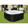 Spa gonflable SUNSPA - AC02 - 185 x 65 cm - 6 places - Carré (Livré avec filtre, cadenas, tapis de sol et couverture)