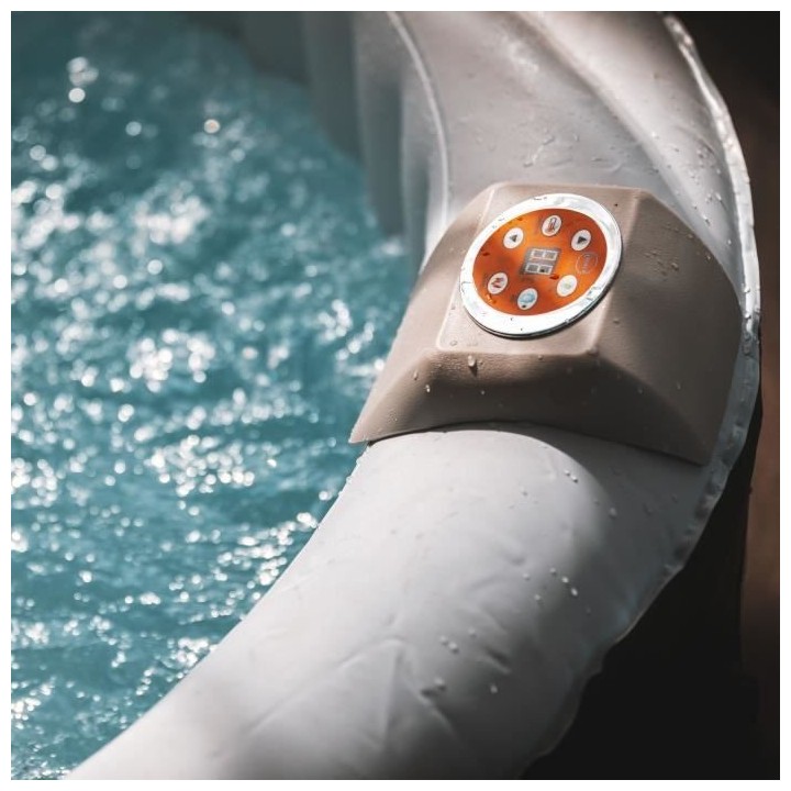 Spa gonflable SUNSPA - AS04 - 185 x 65 cm - 4 places - Rond (Livré av