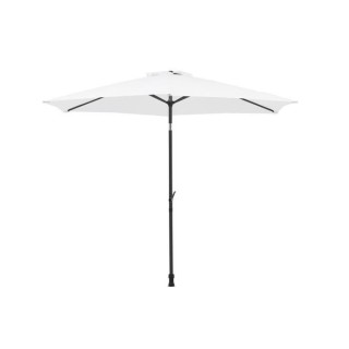Parasol droit Diam. 3 m – Hauteur ajustable - Mat Aluminium et toile