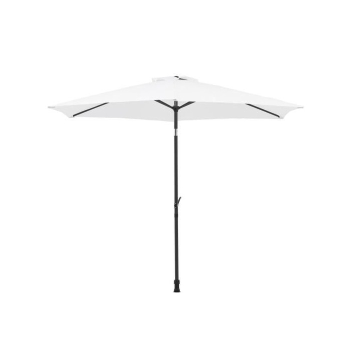 Parasol droit Diam. 3 m – Hauteur ajustable - Mat Aluminium et toile