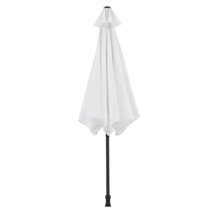 Parasol droit Diam. 3 m – Hauteur ajustable - Mat Aluminium et toile