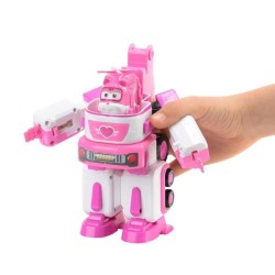 SUPER WINGS Véhicule Transformable en Robot 18 cm + 1 Figurine - Dizzy's Rescue Tow - EU720314