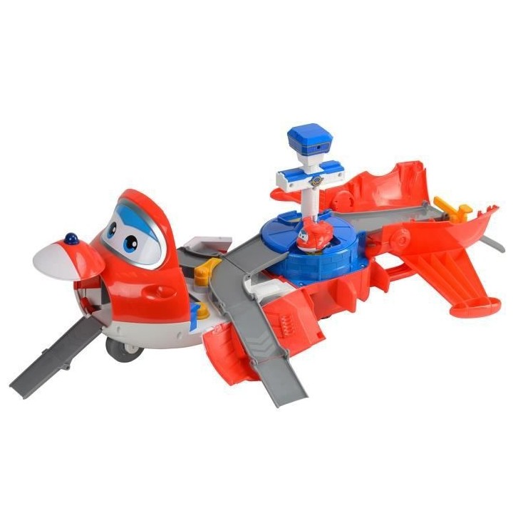 SUPER WINGS Playset Avion Jett's Takeoff Tower + 1 figurine Jett Pop-T