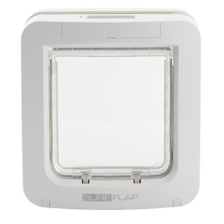 SUREFLAP Grande chatiere a puce électronique - Blanc - 178 mm x 170 m