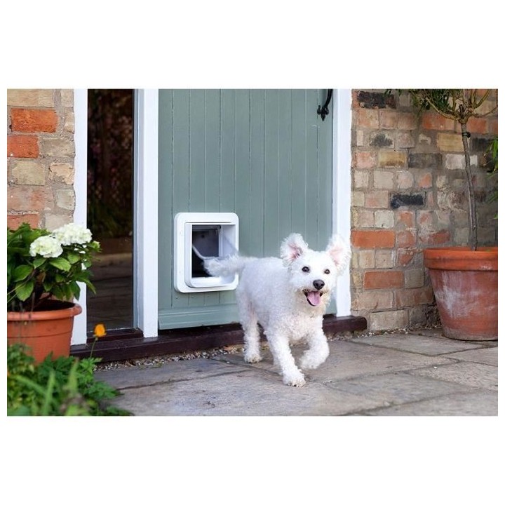 SUREFLAP Grande chatiere a puce électronique - Blanc - 178 mm x 170 m