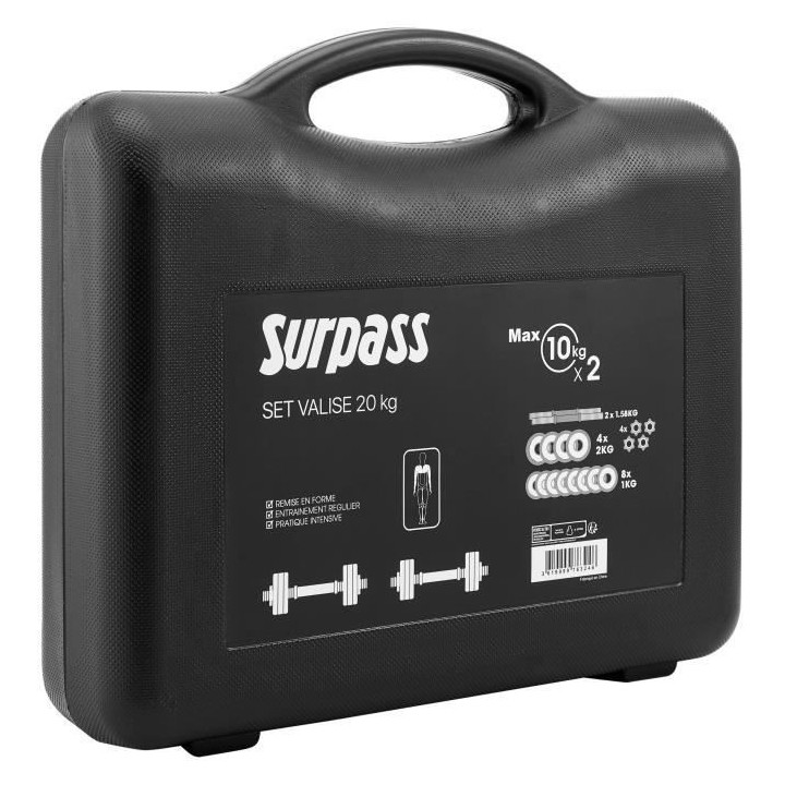 Kit Haltere 20 kg SURPASS