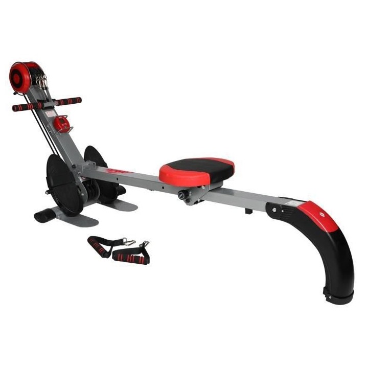 Rameur tirage centrale - réglages manuels de la résistance, Freinage