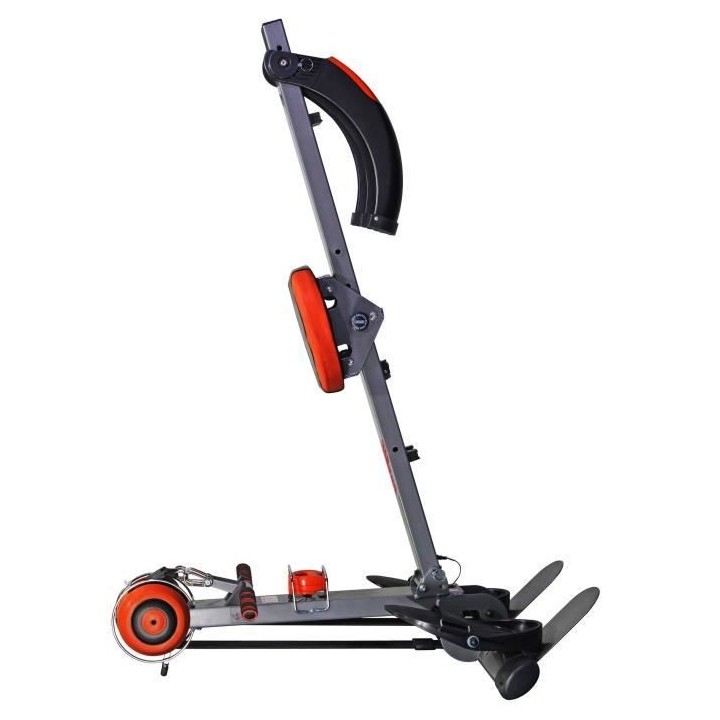 Rameur tirage centrale - réglages manuels de la résistance, Freinage