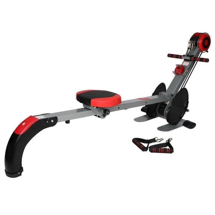 Rameur tirage centrale - réglages manuels de la résistance, Freinage