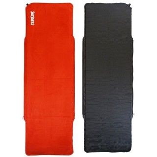 Matelas autogonflant de camping rouge SURPASS - Largeur 63 cm - 1 pers