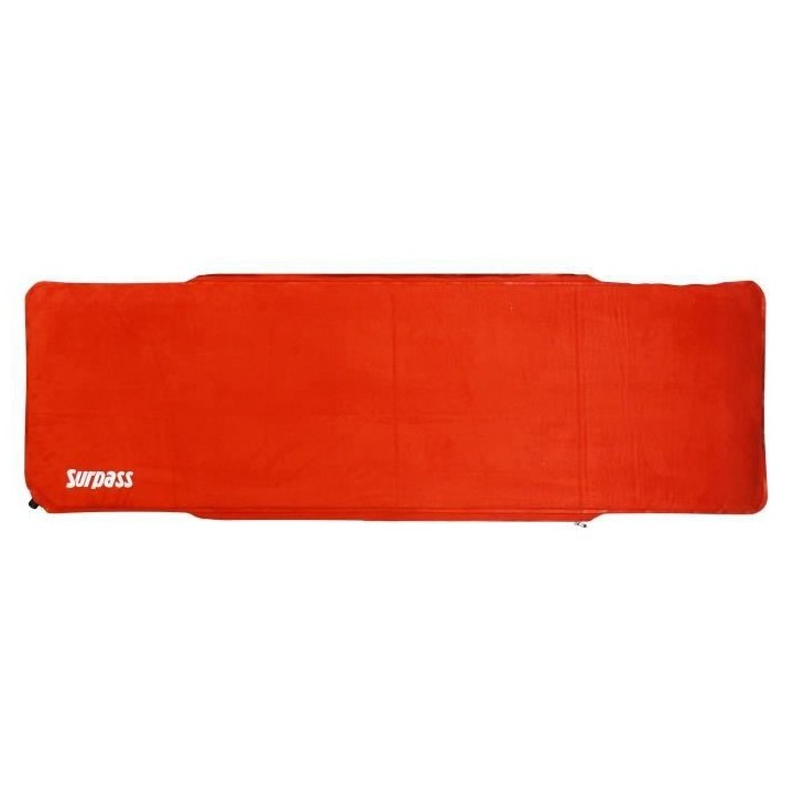 Matelas autogonflant de camping rouge SURPASS - Largeur 63 cm - 1 pers