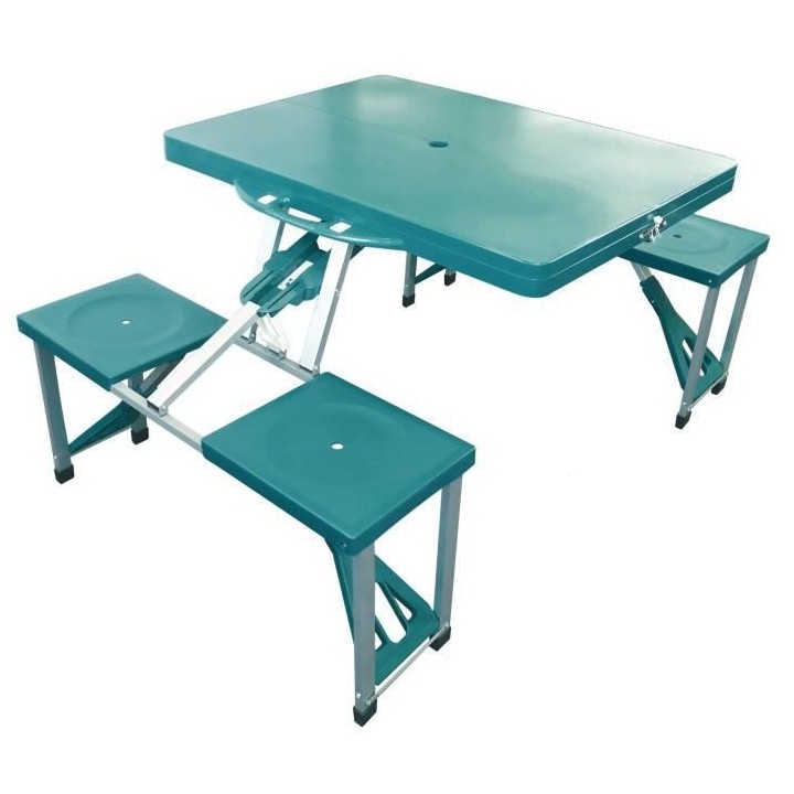 Table de camping pliante 4 personnes SURPASS vert