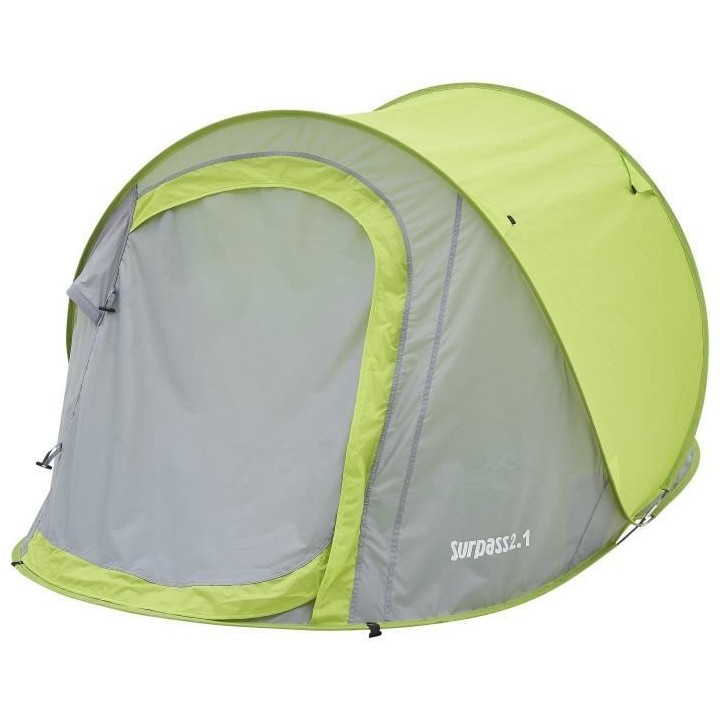 Tente pop up 2 places SURPASS SURPTENT202 Vert et Gris