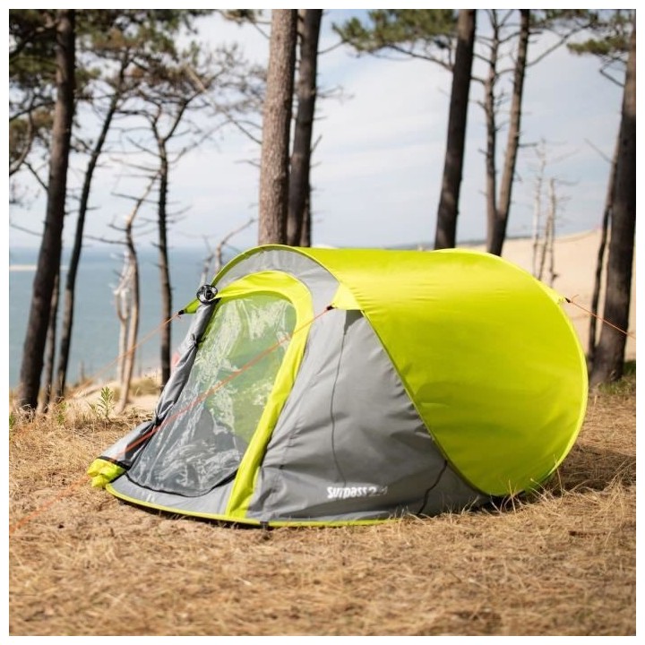 Tente pop up 2 places SURPASS SURPTENT202 Vert et Gris