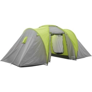Tente de camping familiale 4 places SURPASS SURPTENT401 Vert et Gris