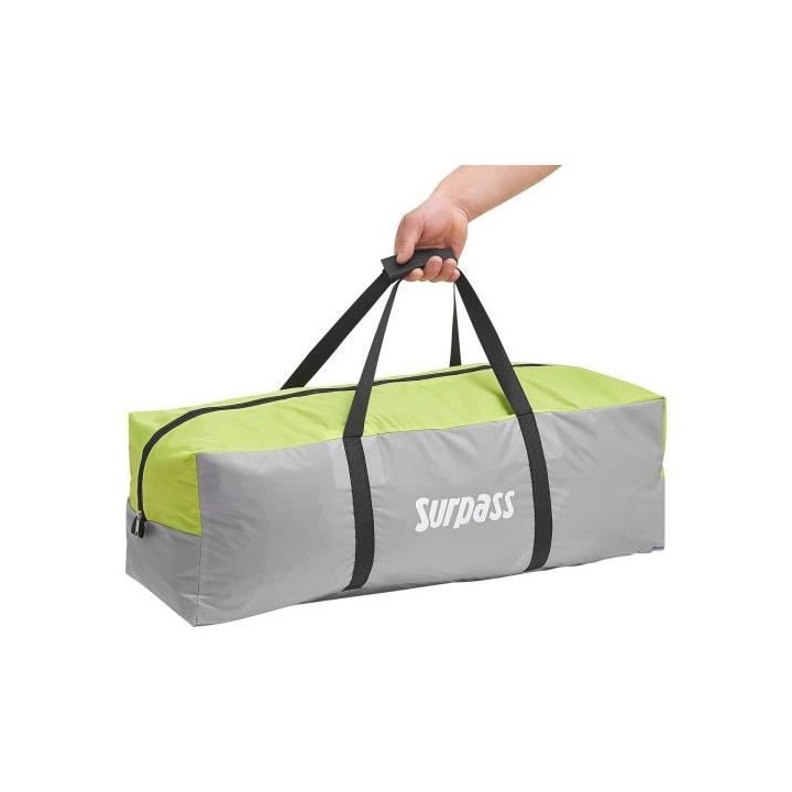 Tente de camping familiale 6 places SURPASS SURPTENT601 Vert et Gris