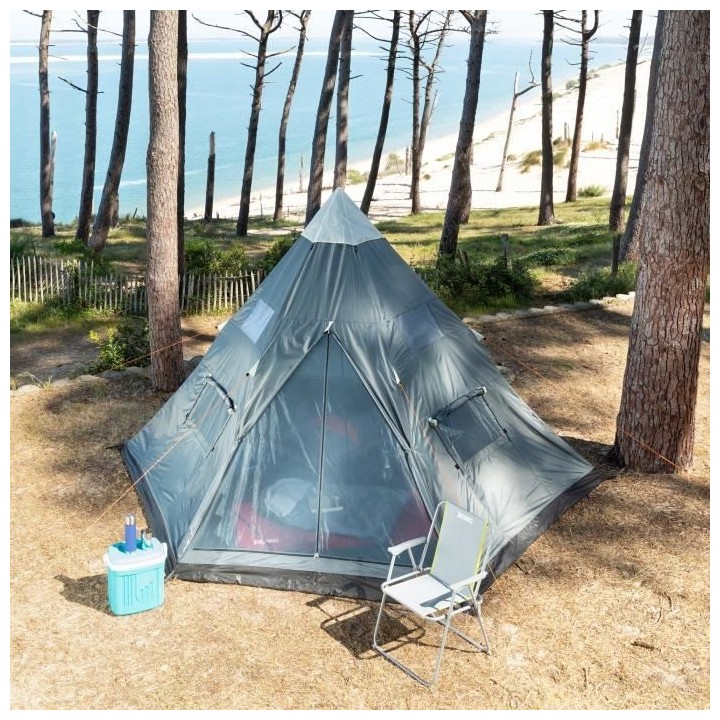 Tente tipi 4 personnes SURPASS Gris