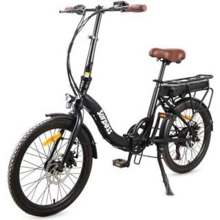Vélo Électrique SURPASS SURVAEPLIANTN 20'' Noir 6 vitesses Pliant Ba