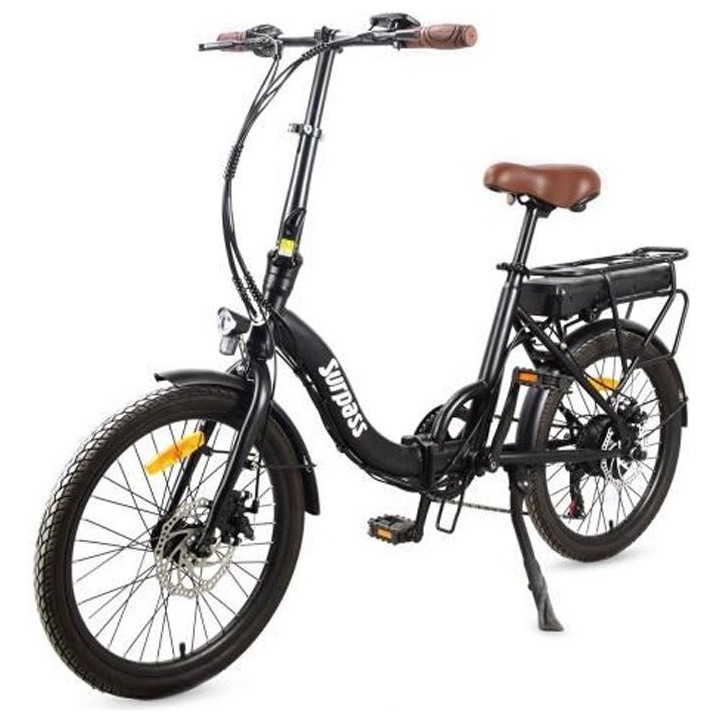 Vélo Électrique SURPASS SURVAEPLIANTN 20'' Noir 6 vitesses Pliant Ba