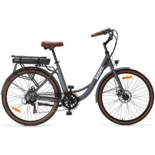 Vélo Électrique SURPASS SURVAEVILLEGRIS 26'' Gris 6 vitesses Batteri