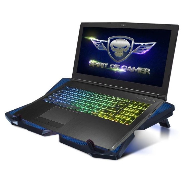 Spirit Of Gamer Refroidisseur PC AirBlade 500 Blue - 17 - Quadruple ve