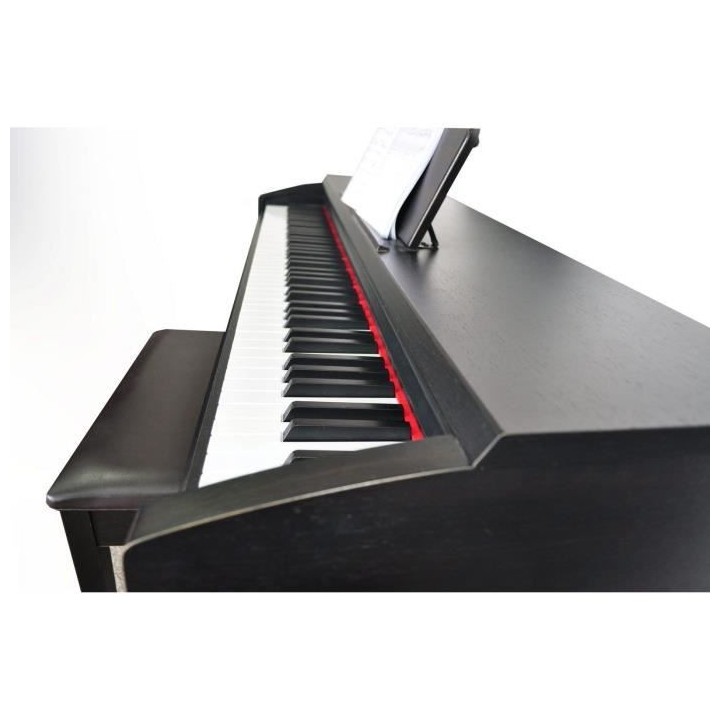 SUZUKI Piano meuble 88 touches Noir mat (touché lourd)