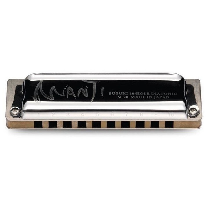 SUZUKI Harmonica diatonique 10 trous Manji standard en DO