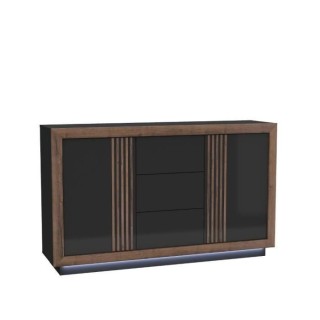 SAVONA SVNK231B-M188 Buffet 162,7 cm, 2 portes - 2 étageres, 3 tiroir