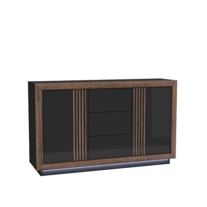 SAVONA SVNK231B-M188 Buffet 162,7 cm, 2 portes - 2 étageres, 3 tiroir