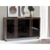 SAVONA SVNK231B-M188 Buffet 162,7 cm, 2 portes - 2 étageres, 3 tiroirs avec fermeture soft-close, éclairage inclus