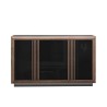 SAVONA SVNK231B-M188 Buffet 162,7 cm, 2 portes - 2 étageres, 3 tiroirs avec fermeture soft-close, éclairage inclus