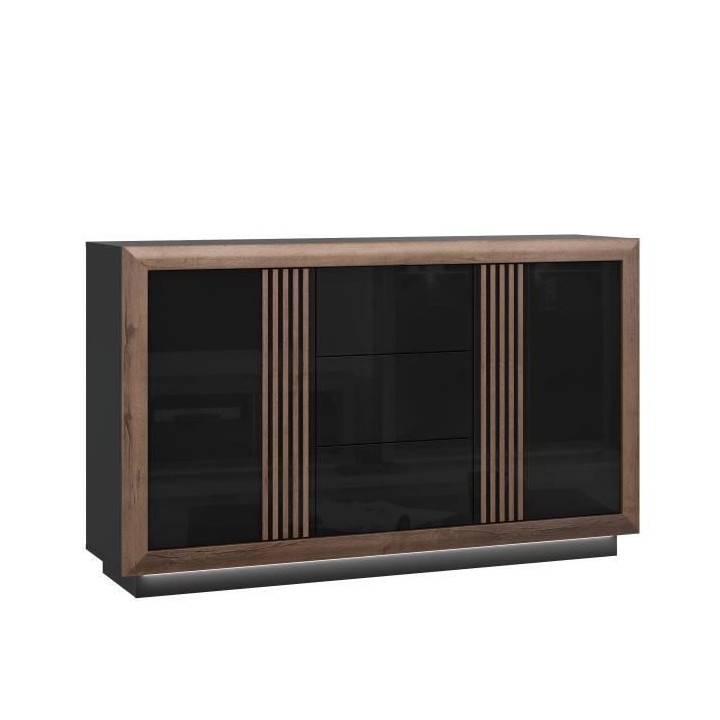 SAVONA SVNK231B-M188 Buffet 162,7 cm, 2 portes - 2 étageres, 3 tiroir