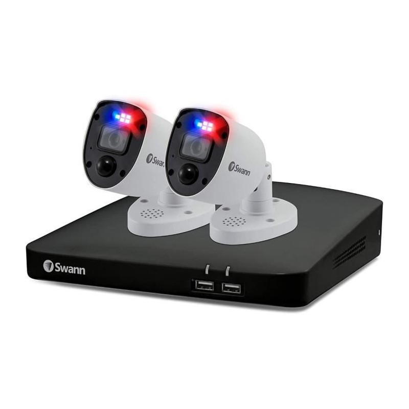 SWANN Systeme de sécurité 2 caméras DVR1080