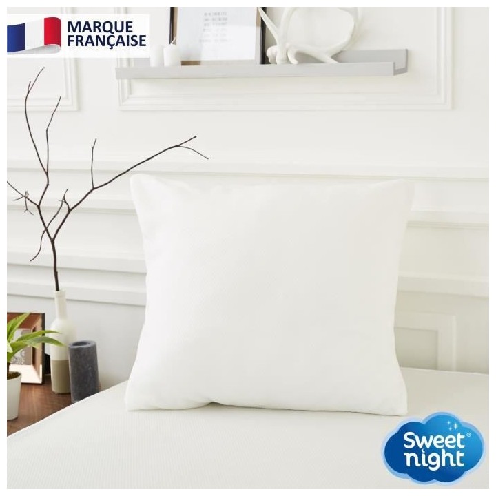 SWEET NIGHT Housse intégrale pour oreiller Anti punaise de lit Anti-a