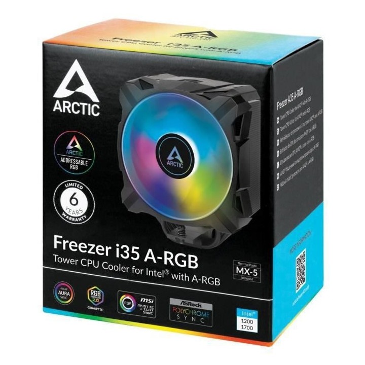 ARCTIC Freezer I35 A-RGB (noir) - Ventirad CPU