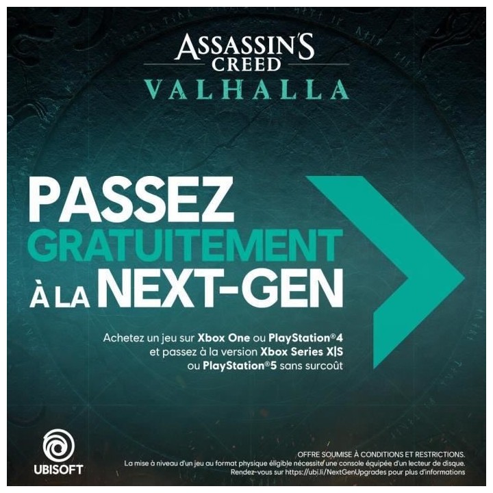 Assassin's Creed Valhalla Edition Standard Jeu PS4 (Upgrade gratuit ve