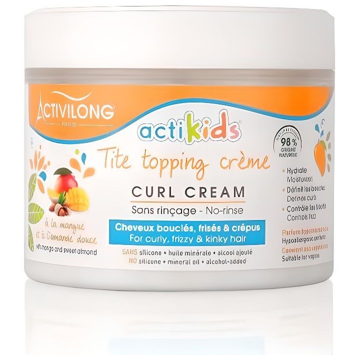 ACTIVILONG Tite Topping Creme Actikids Curl Cream - Mangue et Amande d