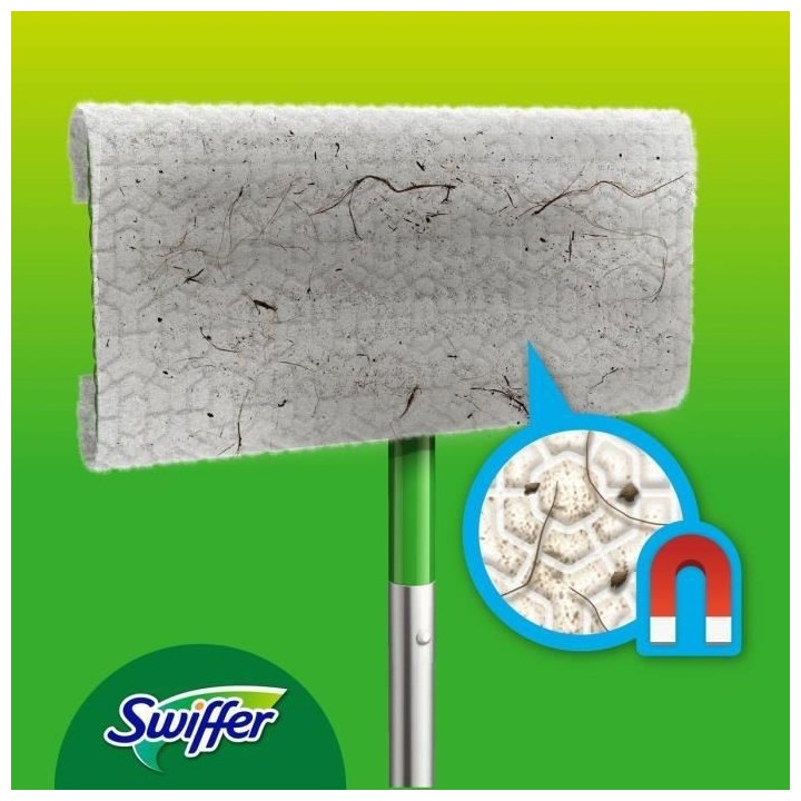 Swiffer Balai Attrape-Poussiere Recharges Lingettes Poussieres 36 Uni