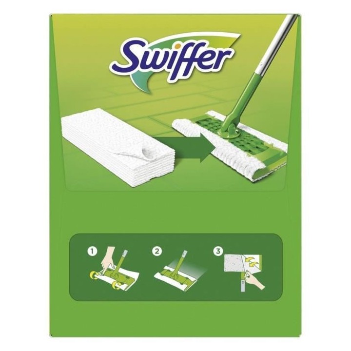 Swiffer Balai Attrape-Poussiere Recharges Lingettes Poussieres 36 Uni