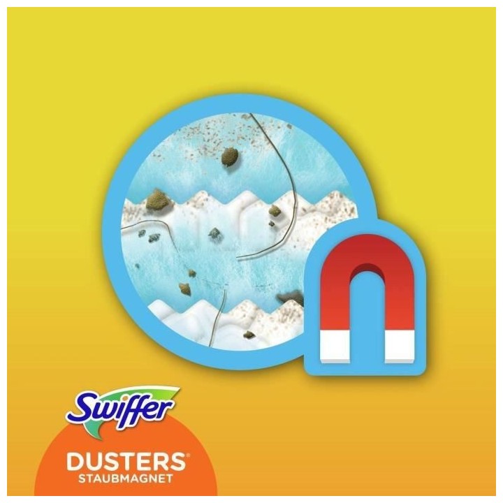 Swiffer Attrape et Retient Recharges Dépoussiérantes x20