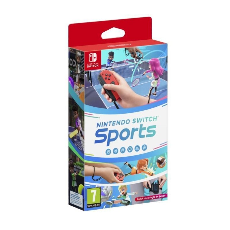 Nintendo Switch Sports (1 sangle de jambe incluse) - Jeu Nintendo Switch