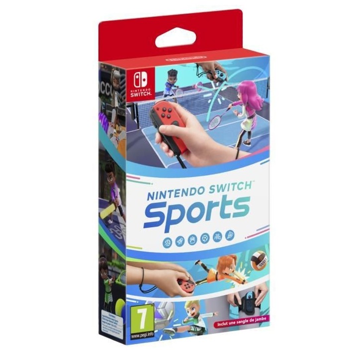 Nintendo Switch Sports (1 sangle de jambe incluse) - Jeu Nintendo Swit