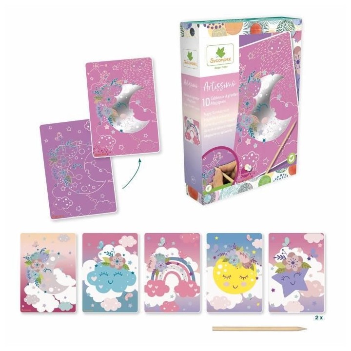 ARTISSIMO - PM Tableaux a gratter magiques