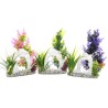 SYDECO Pont Aquatic - Décoration ornement plantes + support pour Aquarium