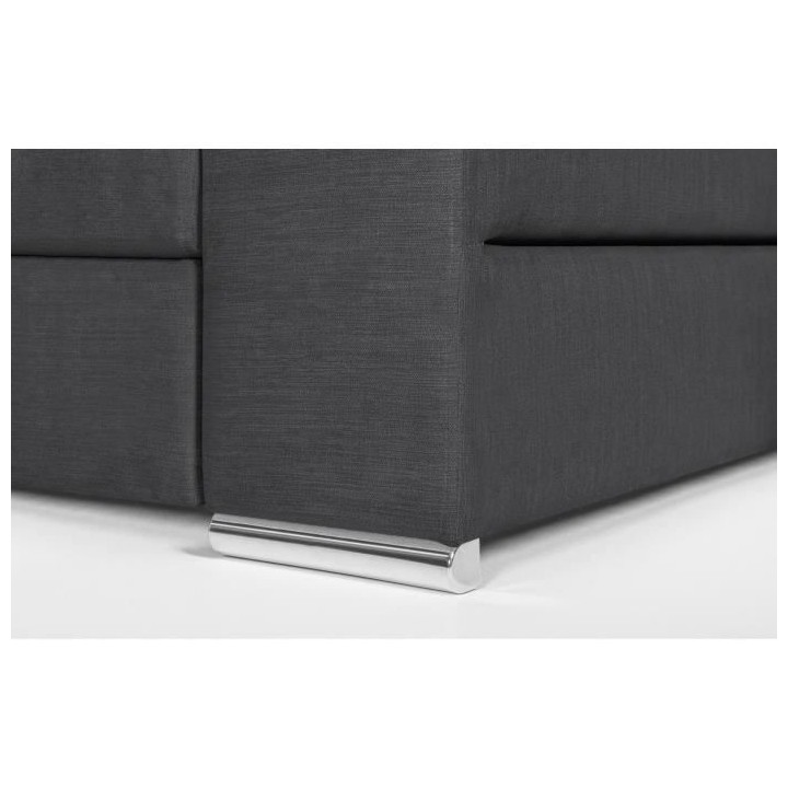 Canapé d' angle gauche 4 places convertible + coffre + 3 coussins de