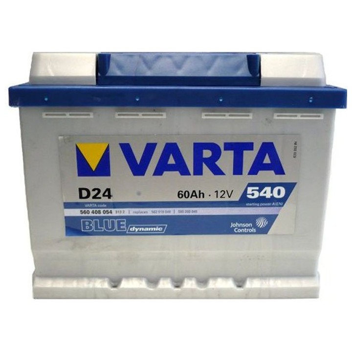VARTA Batterie Auto D24 (+ droite) 12V 60AH 540A