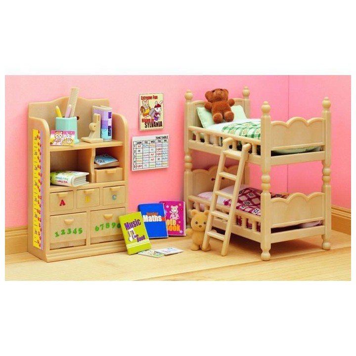 SYLVANIAN FAMILIES - 4254 - Le mobilier chambre enfants - Le village
